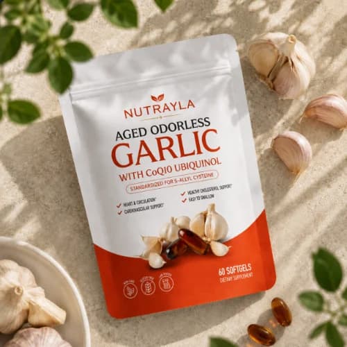 NUTRAYLA® aged garlic concept pouch